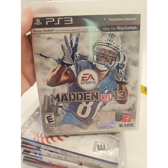 Lot of 5 PS3 Games MLB 13 12 11 MADDEN 13 NBA 2K13 - Picture 2 of 6
